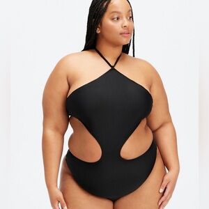 Fabletics Cutout One-Piece Swimsuit 2x NWT